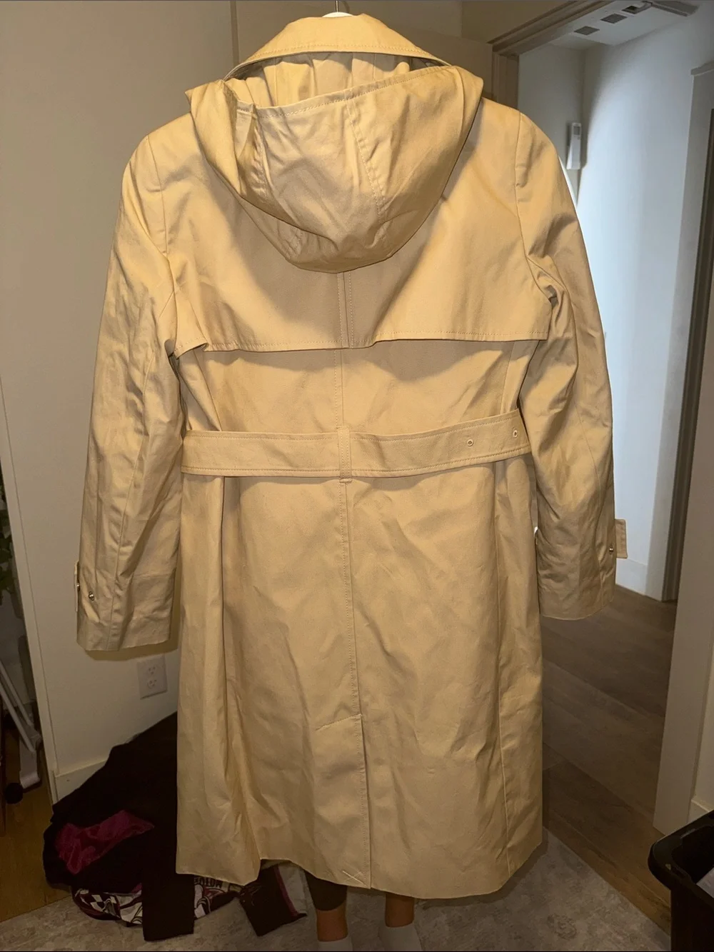 J.Crew Tan Beige Trench Coat with Belt
